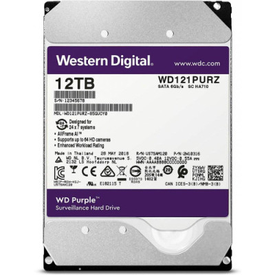 Жесткий диск Western Digital WD Purple 12 TB (WD121PURZ)